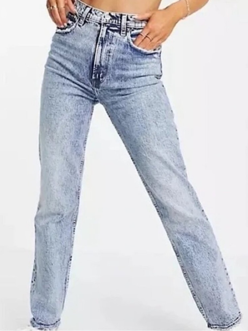 Abercrombie & Fitch Light Blue High Rise Jeans